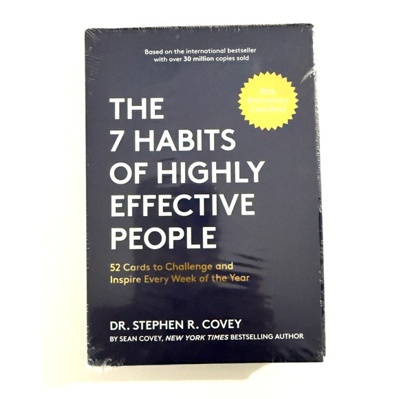 7 Habits of Highly Effective People: 30th Anniversary Card Deck: Brand New - Picture 1 of 3